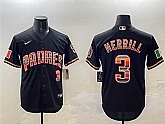 Men's San Diego Padres #3 Jackson Merrill Black Mexico Cool Base Stitched Jersey,baseball caps,new era cap wholesale,wholesale hats